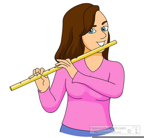 Girl Playing Flute Clipart Free Images At Vector Clip Art