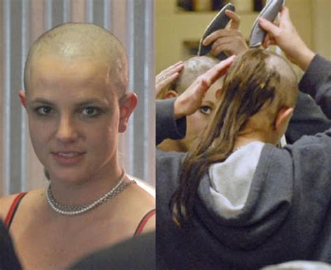 Britney Spears Bald Head Uc X77