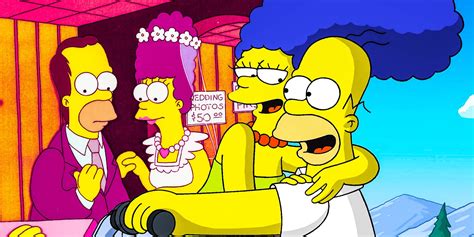 How The Simpsons Retconned Homer And Marges Wedding