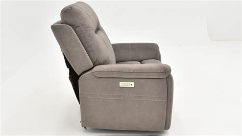 Arula Power Recliner Gray Home Furniture
