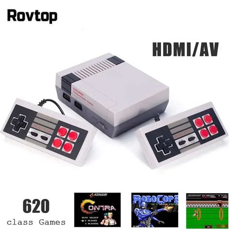 Rovtop Mini Tv Game Console 8 Bit Retro Video Game Console Built In 620