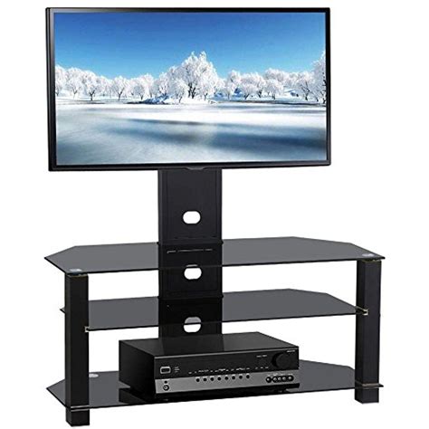 This may be because the tvs are surplus stock, end of line/discontined models, 30 day customer returns, unwanted gifts, or items with. Topeakmart TV Stand with Bracket Mount and 3-Tier Glass ...