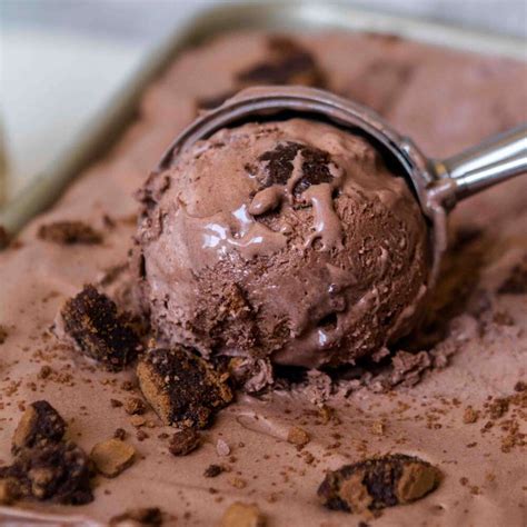 Chocolate Brownies Chunk No Churn Ice Cream By Chahinez Tbt Quick