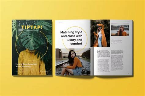 20 Template Majalah Terbaik Dengan Tata Letak Sampul Modern Kreatif