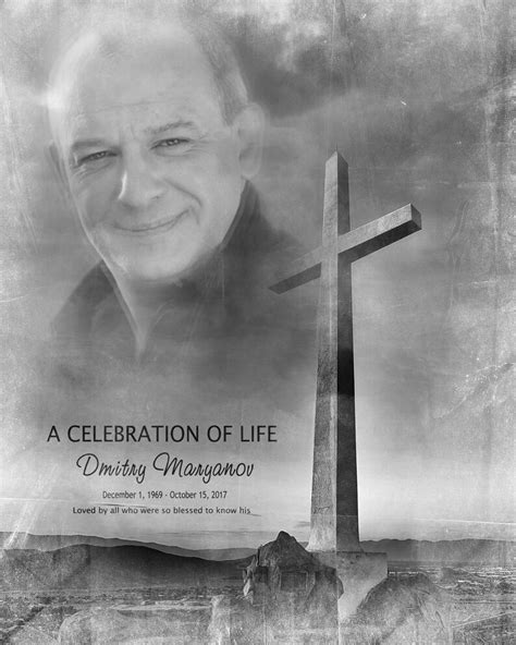 A Celebration Of Life Add Deceased Photo Deceased Loved One Etsy