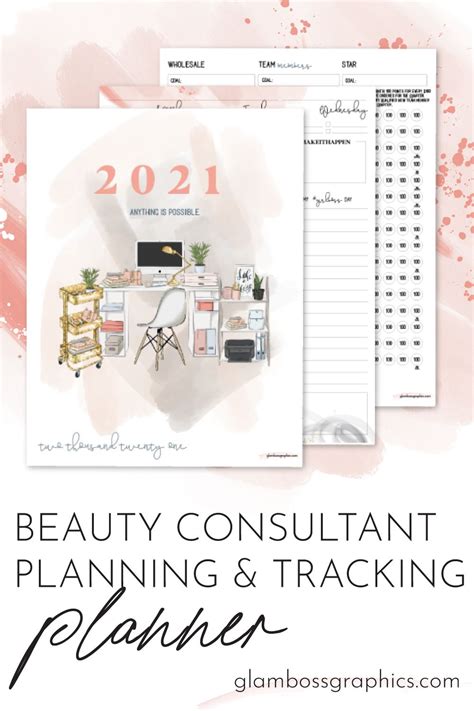 Mary Kay Consultant Beauty Consultant Daily Planner Printable