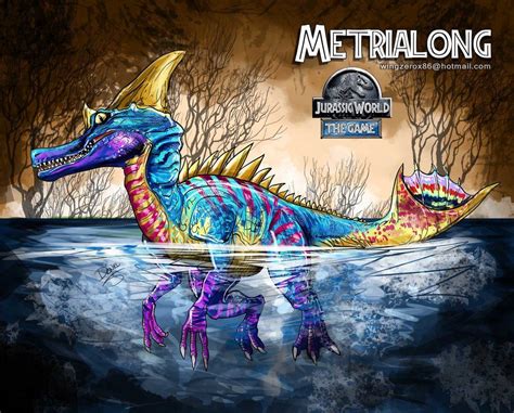 Metrialong By Wingzerox86 Dino Jurassic World Jurassic World Hybrid