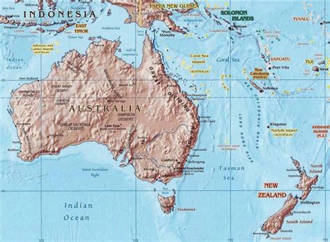 What Sea Lies Between Australia And New Zealand