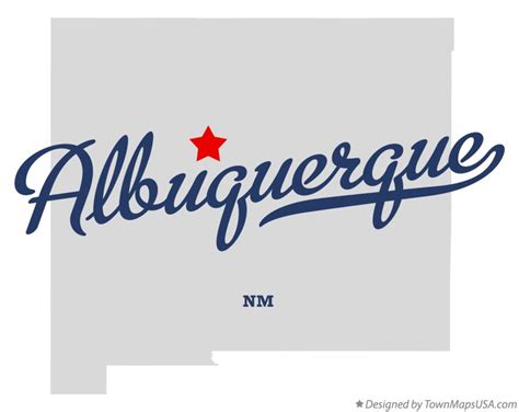Map Of Albuquerque Nm New Mexico
