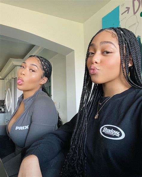 Jordyn Woods And Sister Jodie Are Nearly Identical See Photos