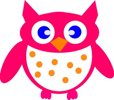 Pink Owl Clip Art At Vector Clip Art Online Royalty Free