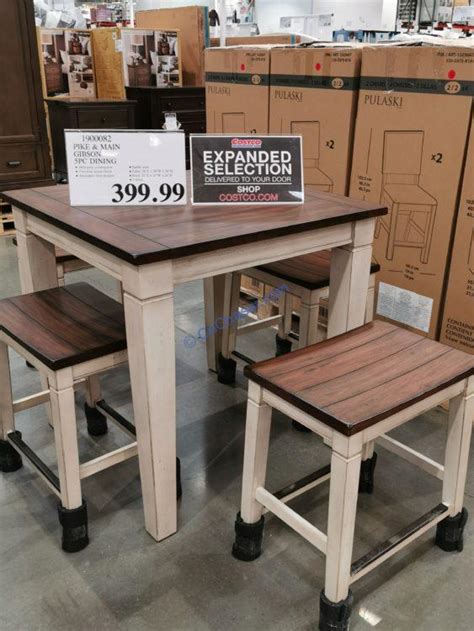 Open sunday july 18th from noon to 5 pm thank you for supporting your local small business! Pike & Main Gibson 5PC Dining Set - CostcoChaser