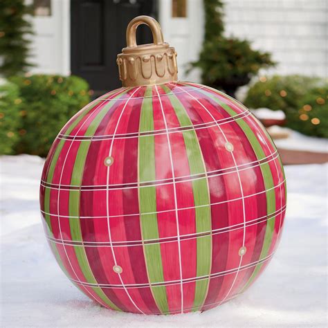 Massive Outdoor Christmas Ornaments