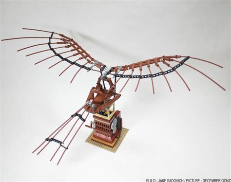 Leonardo Da Vincis Ornithopter Brickpatici