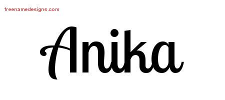 Handwritten Name Tattoo Designs Anika Free Download Free Name Designs