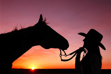 Cowgirl Sunset Photograph By Todd Klassy