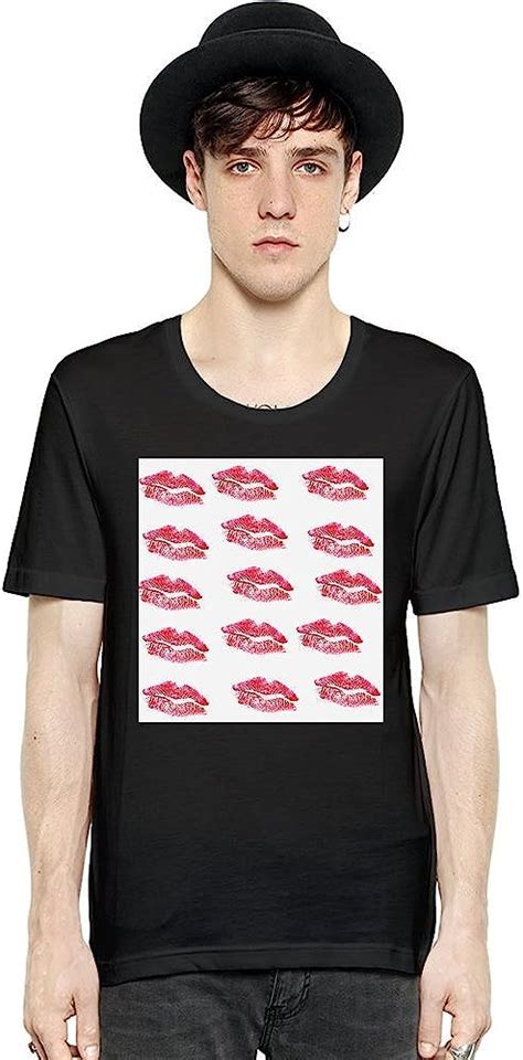 Kiss Lips Print T Shirt Uk Clothing