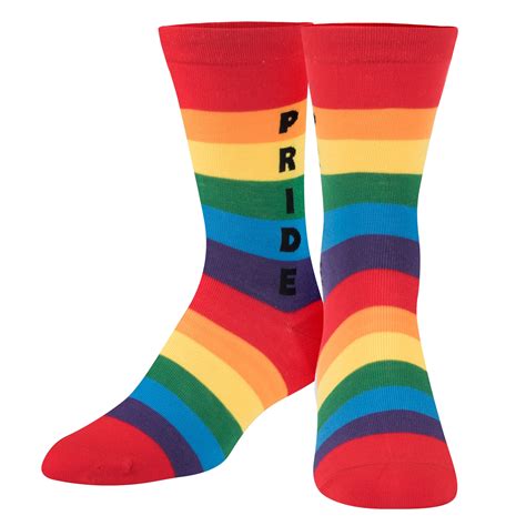 Crazy Socks Crazy Socks Womens Graphic Pride Crew Socks Novelty