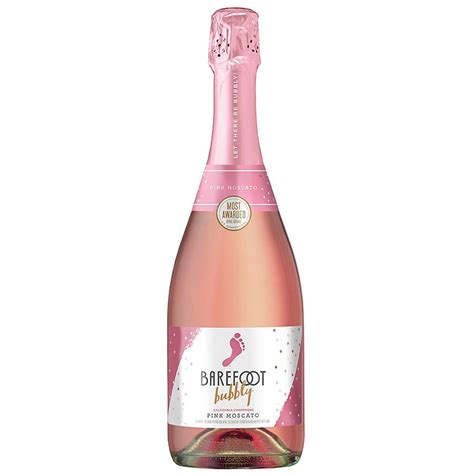 Barefoot Bubbly Pink Moscato Champagne Sparkling Wine Shop Wine At H E B