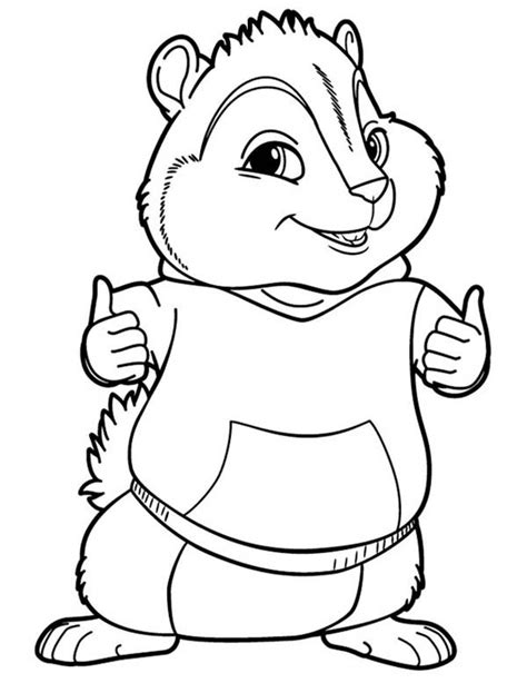 Especially for little admirers of the movie about chipmunks we have prepared a collection of alvin and the chipmunks coloring pages. Coloriage Alvin et les Chipmunks #128343 (Films d ...