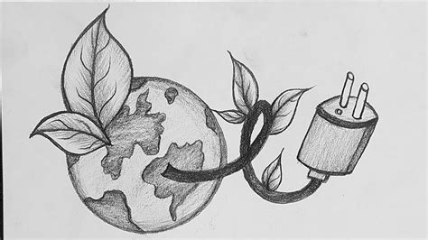 Save Earth Poster Drawing How To Draw Save Earth Drawing Earth Day Special Pencil Drawing