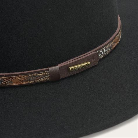 The Stetson Kelso Features A Telescope Crown Indent Designed To Bring