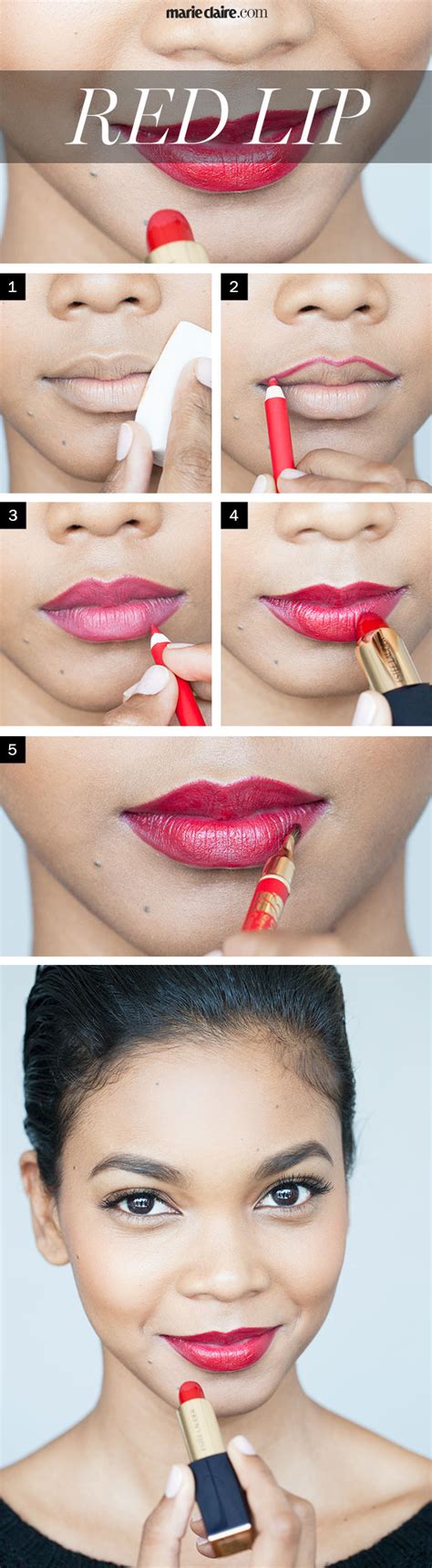 Makeup How To The Perfect Red Lip Perfect Red Lips Perfect Red Lips Tutorial Red Lips
