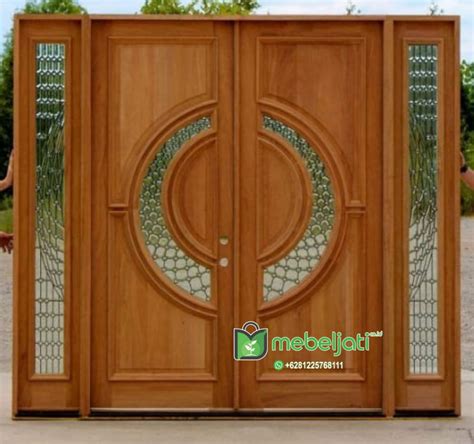 Model lemari jati minimalis 4 pintu di desain untuk kamar tidur yang luas. Model Pintu Kayu Jati Minimalis Jepara Terbaru | Pintu ...