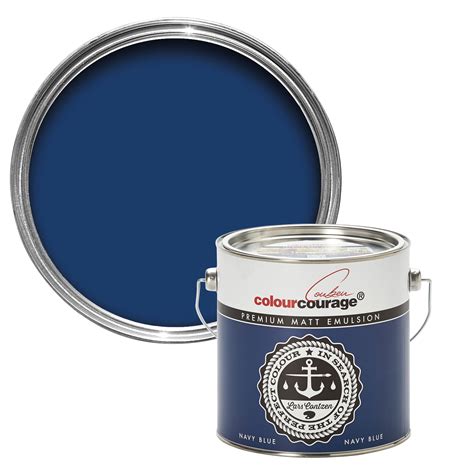 In february i had left for recruit training command (rtc); colourcourage Navy Blue Matt Emulsion Paint 2.5L ...