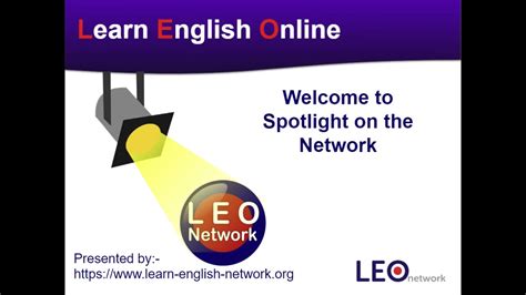 Learn English Spotlight On The Network Youtube