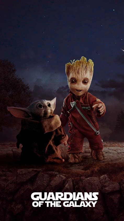 Baby Yoda And Groot Wallpapers Download Mobcup