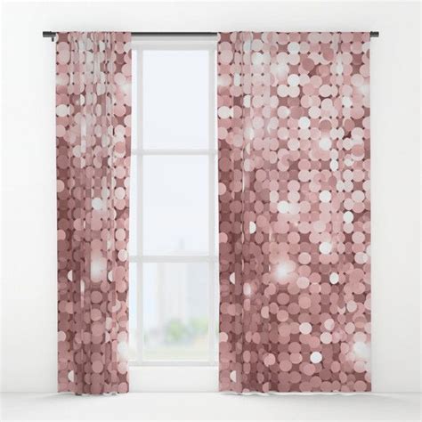 Rose Gold Glitter Window Curtains 80 Liked On Polyvore Featuring