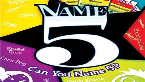 How To Play Name 5 Official Rules Ultraboardgames