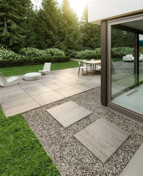 Pavers allow for a lot of design creativity and can be used on small or large patios. This walkway design is inspired by our Industria Smooth ...