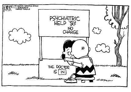 Peanuts Cartoon Peanuts Gang Psychiatric Help Peanuts By Schulz