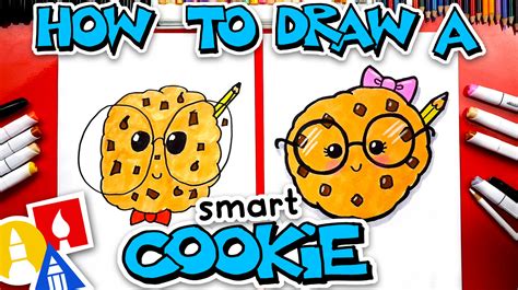 How To Draw A Smart Cookie Art For Kids Hub