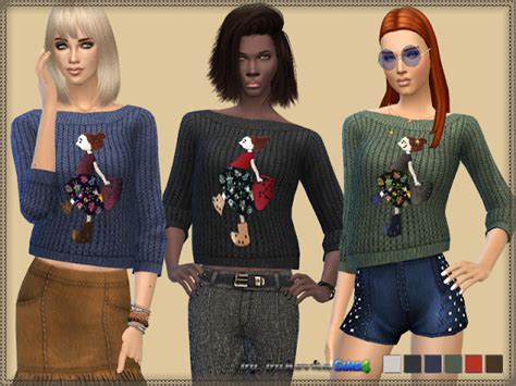 Fashionista Sweater At Bukovka Sims 4 Updates