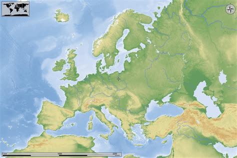 Cartina Fisica Muta Europa Vrogue Co