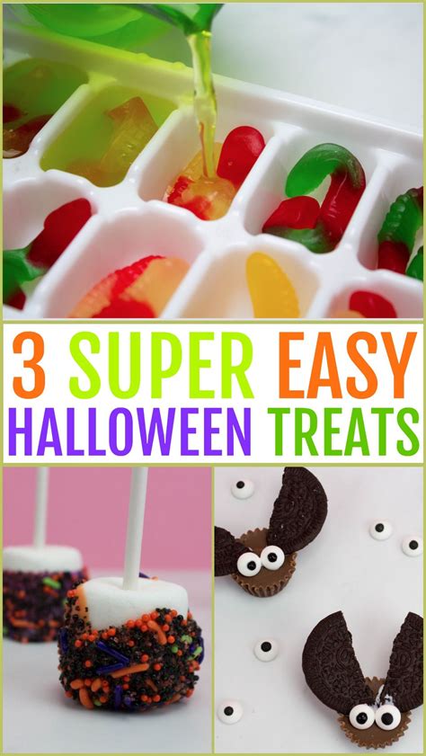3 Easy Diy Halloween Treats A Little Craft In Your Day Halloween