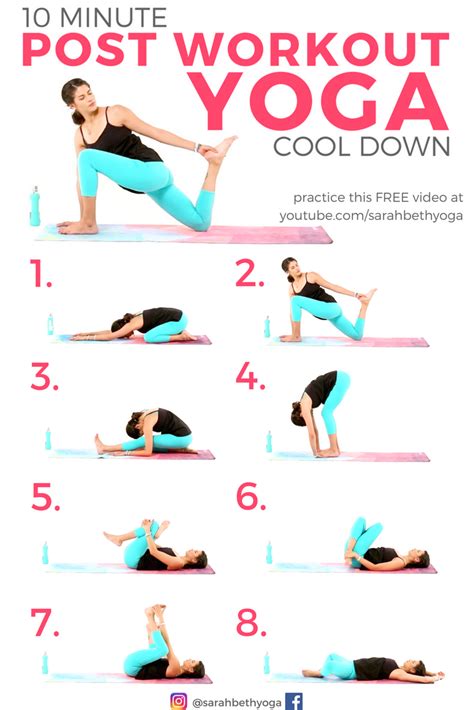 Sarahbethyoga 10 Minute Post Workout Yoga Cool Down