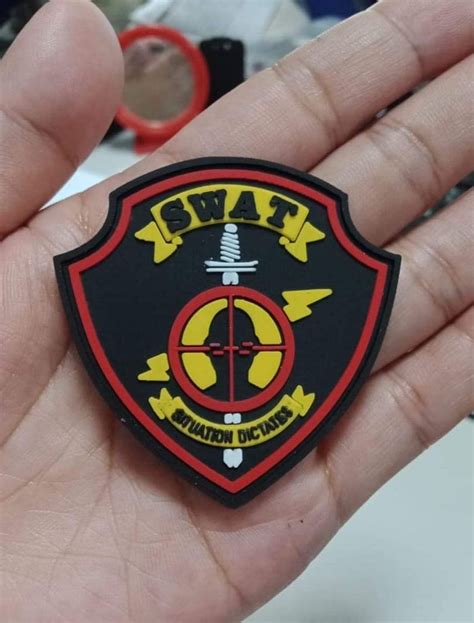 Swat Pvc Patches With Velcro Lazada Ph