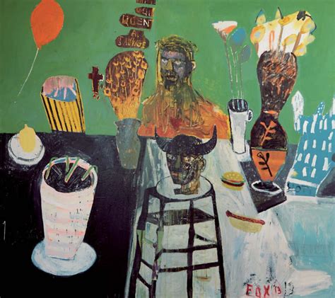 Danny Fox Jean Michel Basquiat Fox Art Beautiful Color Combinations Modern Painting The