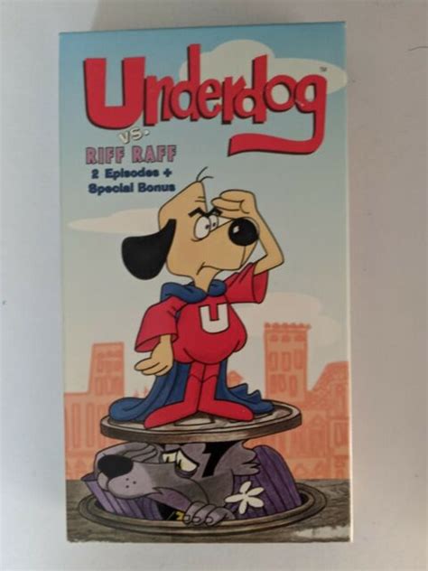 Underdog Vs Riff Raff Vhs 2000 For Sale Online Ebay