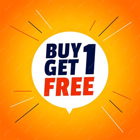 Free Vector Buy One Get One Free Stylish Sale Banner