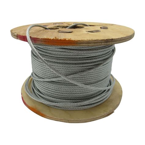 Galvanised Wire Rope 100m 9mm 7x19 Securefix Direct