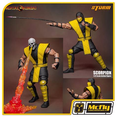 Mortal Kombat Scorpion Storm Collectibles 1 12 Action Figure R 389