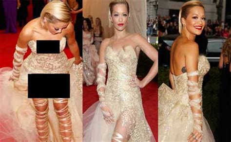 Rita Ora Suffers Wardrobe Malfunction At Met Gala Entertainment