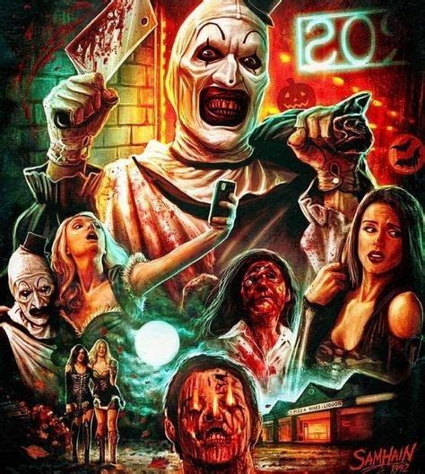 Awesome Terrifier Artwork By Samhain In 2019 Horror Icons Horror