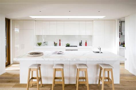 This is a smaller kitchen with only one wall of cabinetry and an island with additional storage space. How much is the cost of renovating your kitchen - Rosemount Kitchens