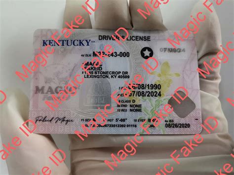 Kentucky Driver License Magicfakeid